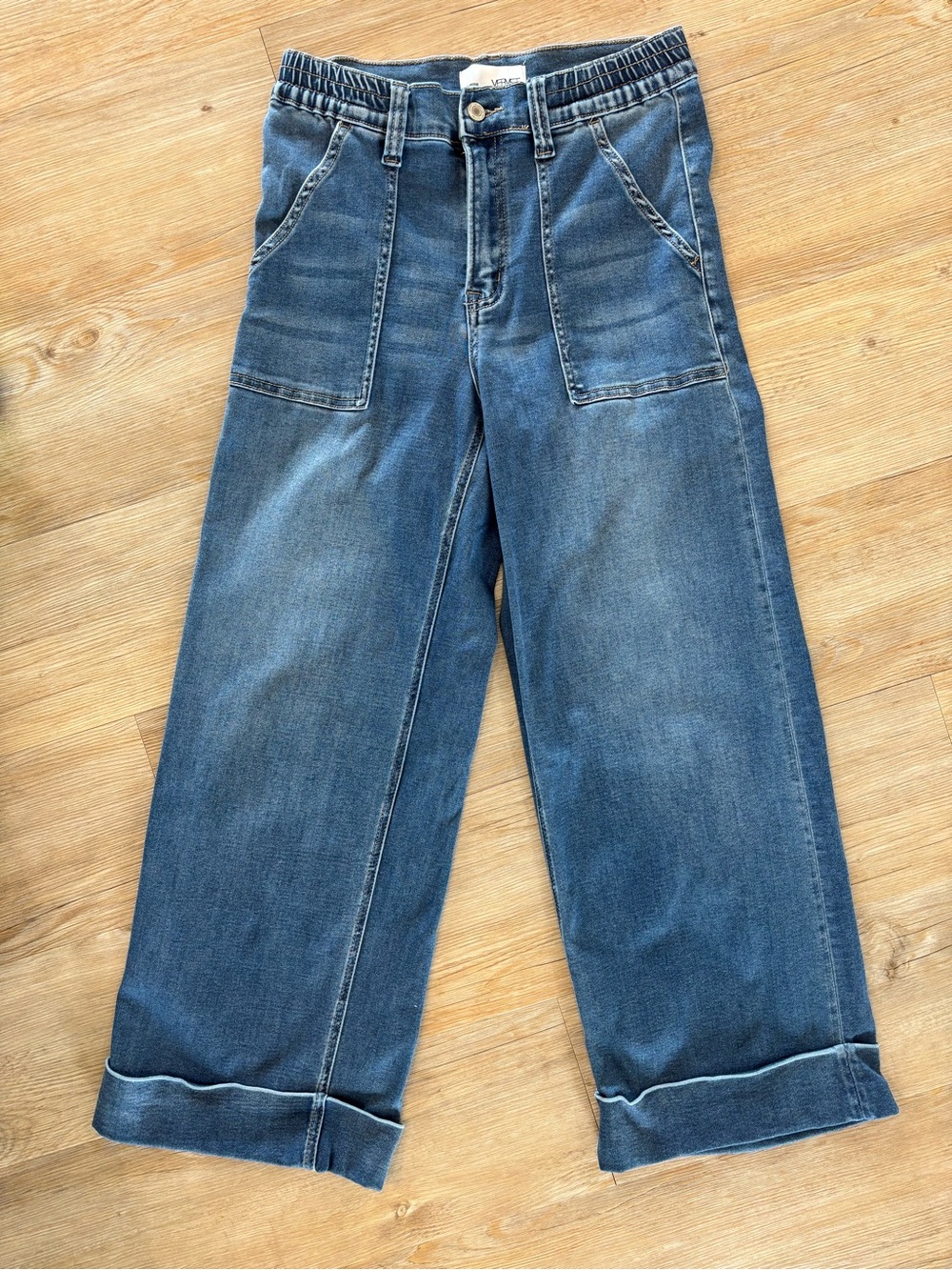 VERVET by Flying Monkey Medium Blue Denim Jeans - Picture 1 of 3